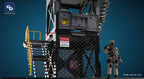 Fresh Retro SIB (Scene In Box) Diorama Building Set: SIB01 WATCHTOWER DIORAMA BUILDING SET