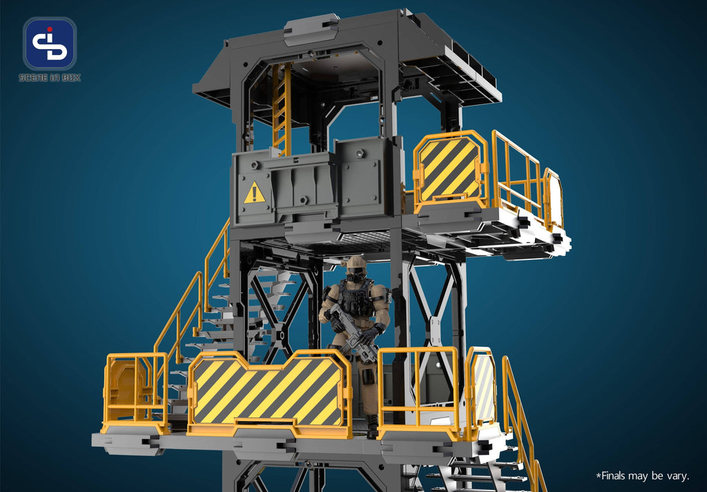 Fresh Retro SIB (Scene In Box) Diorama Building Set: SIB01 WATCHTOWER DIORAMA BUILDING SET