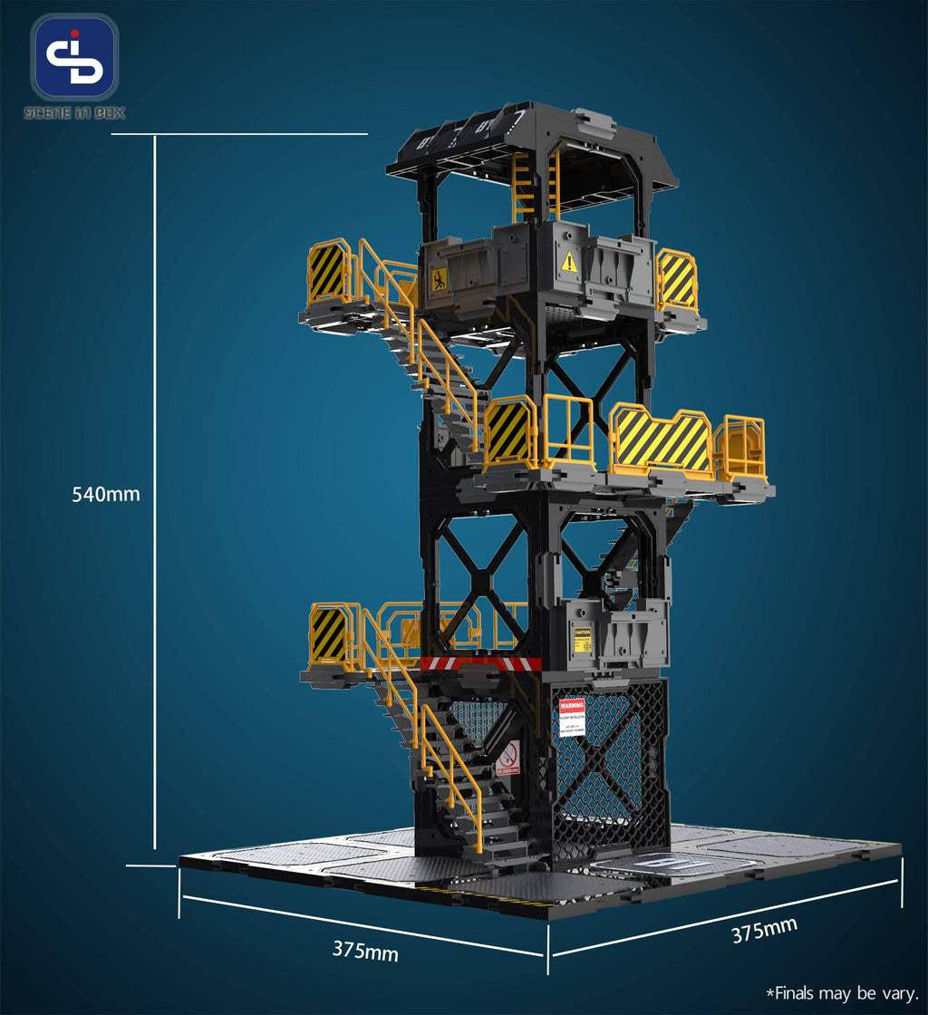 Fresh Retro SIB (Scene In Box) Diorama Building Set: SIB01 WATCHTOWER DIORAMA BUILDING SET