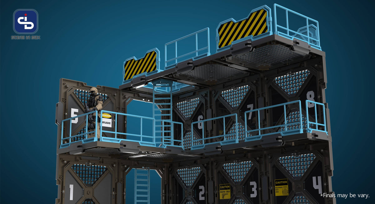 Fresh Retro SIB (Scene In Box) Diorama Building Set: SIB04 FORTIFICATIONS TYPE B