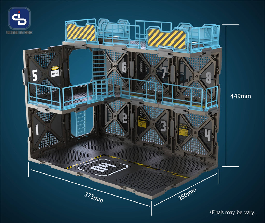 Fresh Retro SIB (Scene In Box) Diorama Building Set: SIB04 FORTIFICATIONS TYPE B