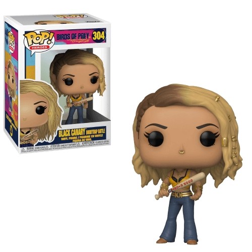 Funko POP Heroes Birds Of Prey 304 Black Canary "Boobystrap Battle"
