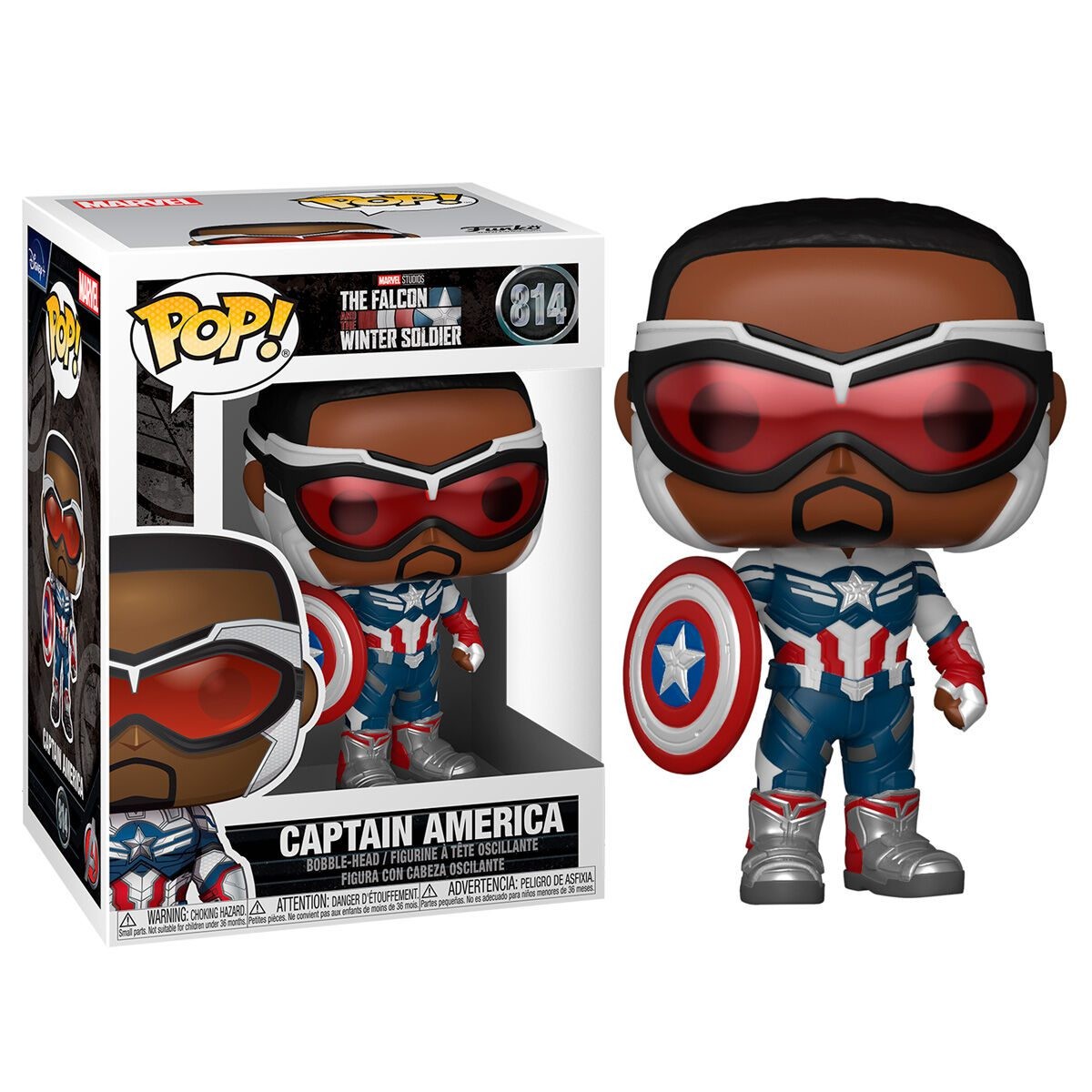 Funko POP Marvel The Falcon & Winter Soldier 814 Captain America