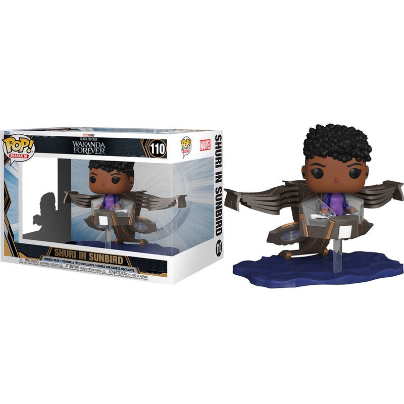 Funko POP Rides 110 Marvel Black Panther Wakanda Forever - Shuri in Sunbird