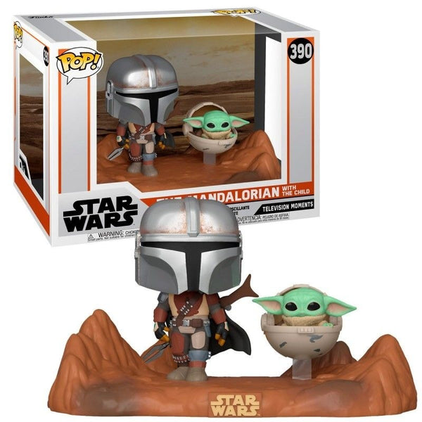 Funko POP Star Wars The Mandalorian 390 The Mandalorian With The Child