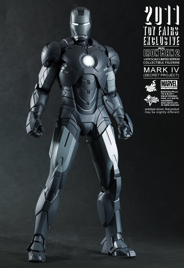 Hot Toys Movie Masterpiece MMS153 Iron Man 2 Iron Man MK-IV Mark 4 Secret Project SDCC