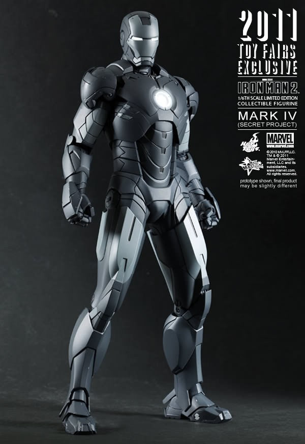 Hot Toys Movie Masterpiece MMS153 Iron Man 2 Iron Man MK-IV Mark 4 Secret Project SDCC