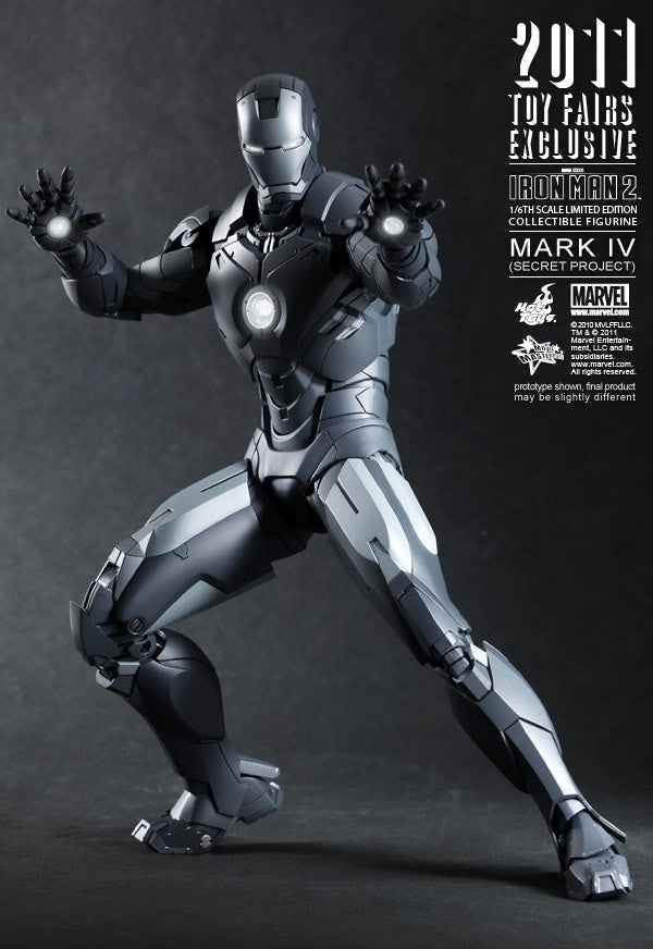 Hot Toys Movie Masterpiece MMS153 Iron Man 2 Iron Man MK-IV Mark 4 Secret Project SDCC