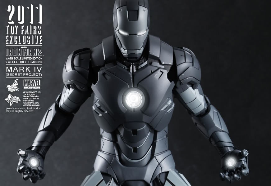 Hot Toys Movie Masterpiece MMS153 Iron Man 2 Iron Man MK-IV Mark 4 Secret Project SDCC