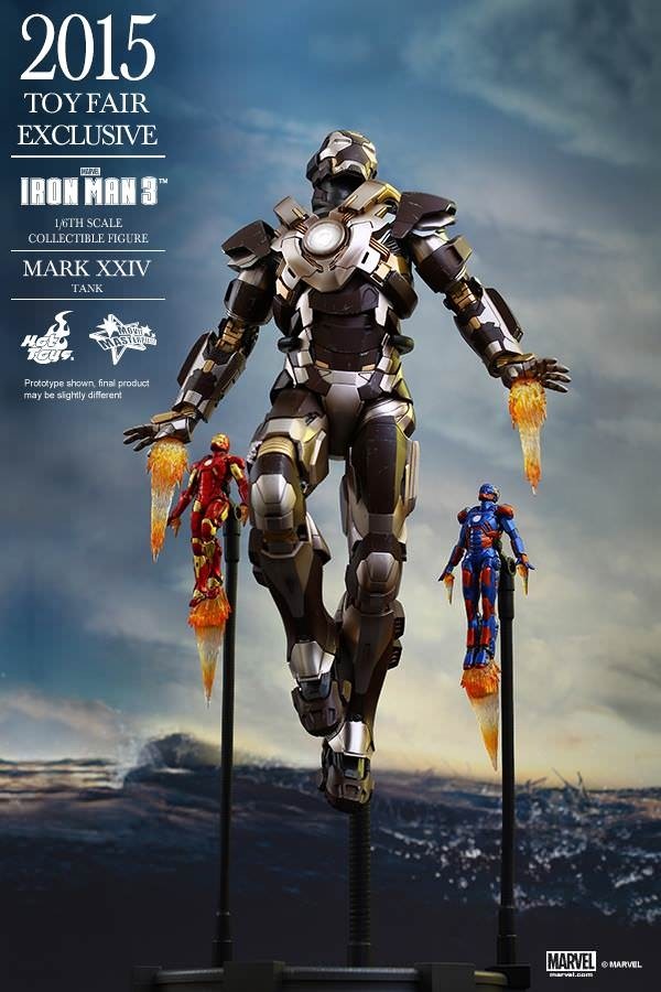 Hot Toys Movie Masterpiece MMS303 Iron Man 3 Iron Man MK-XXIV Mark 24 Tank