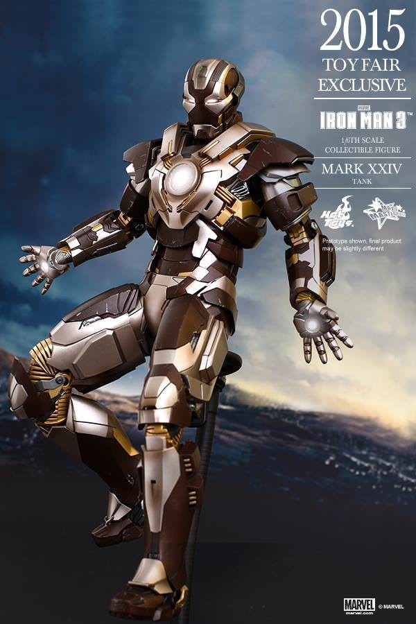 Hot Toys Movie Masterpiece MMS303 Iron Man 3 Iron Man MK-XXIV Mark 24 Tank
