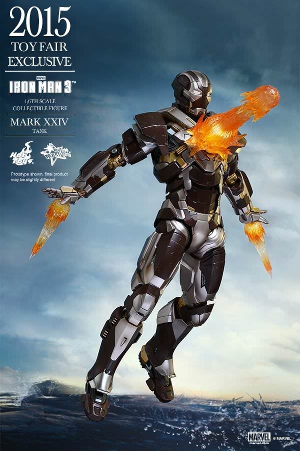 Hot Toys Movie Masterpiece MMS303 Iron Man 3 Iron Man MK-XXIV Mark 24 Tank