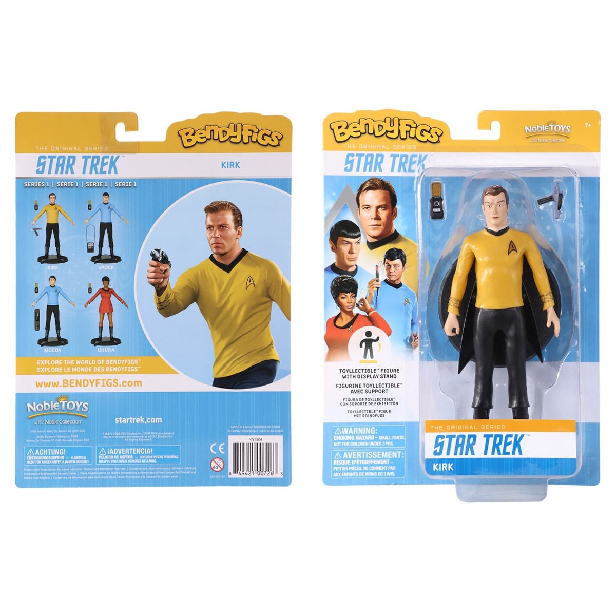 Noble Collection STAR TREK Kirk BENDYFIG