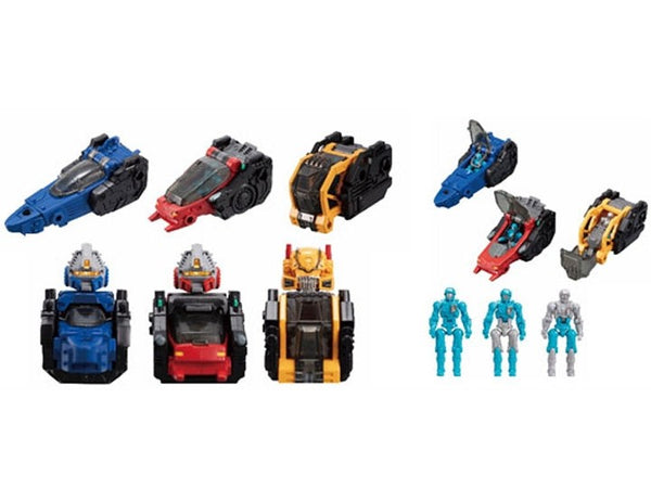 Takaratomy Diaclone Reboot DA-53 TRYVERSE BULLET CORE SET