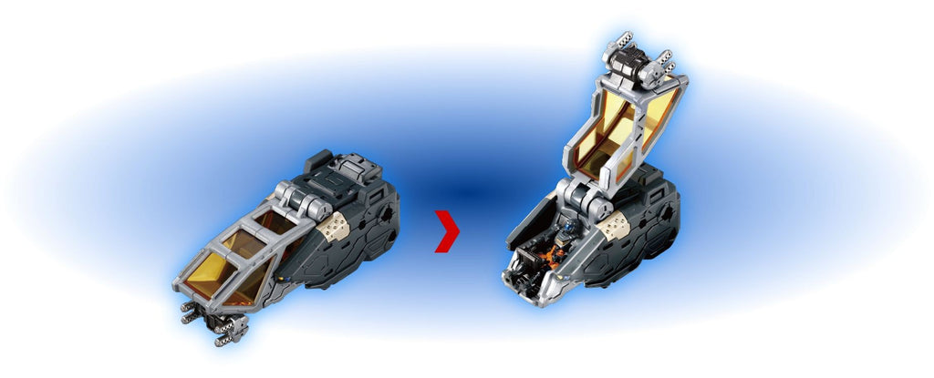 Takaratomy Diaclone Reboot TACTICAL MOVER TM-19 GALE VERSAULTER  RAVAGER UNIT