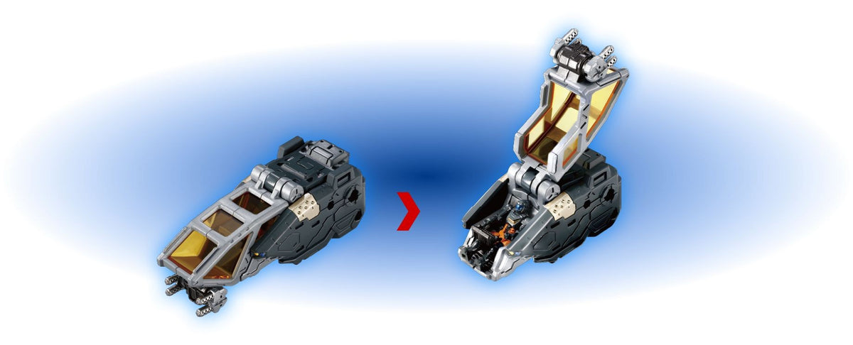 Takaratomy Diaclone Reboot TACTICAL MOVER TM-19 GALE VERSAULTER  RAVAGER UNIT