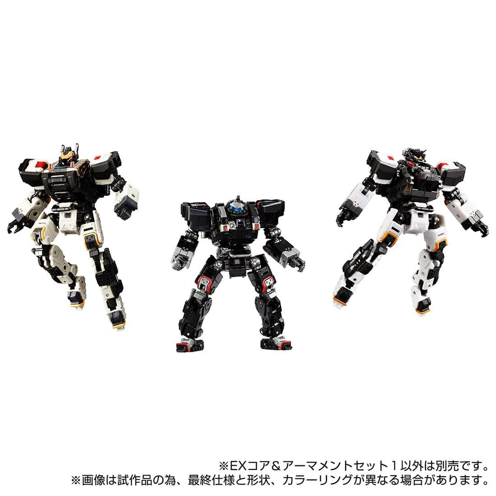 Takaratomy Diaclone Reboot TACTICAL MOVER TM-21 EX CORE & ARMAMENT SET 1