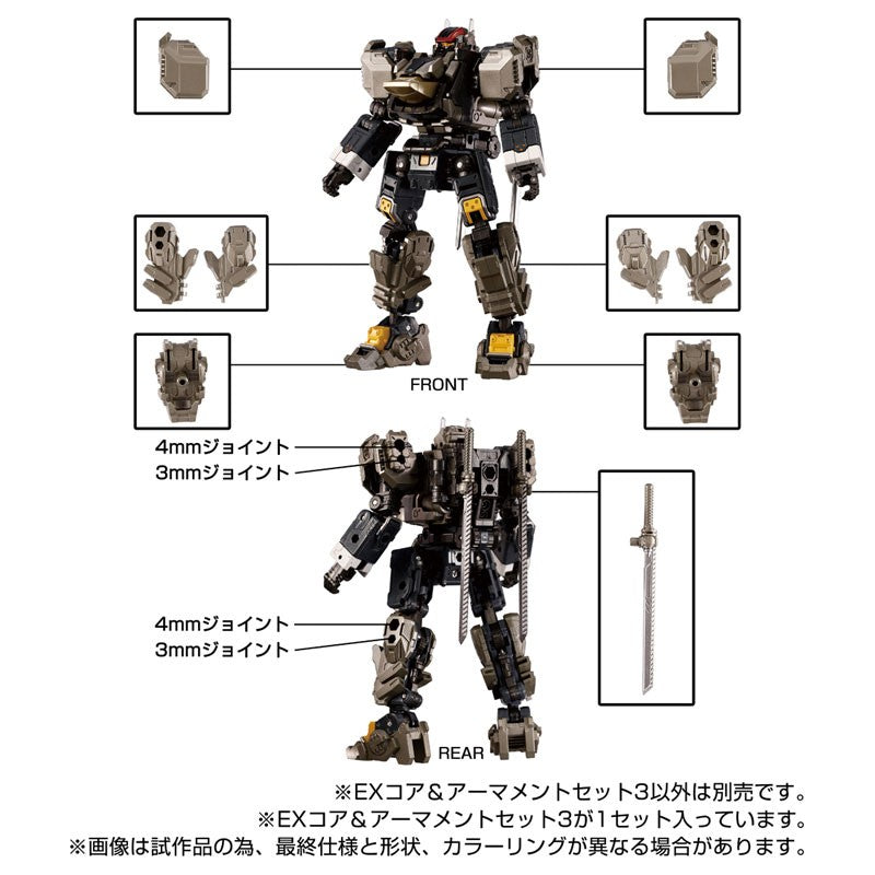 Takaratomy Diaclone Reboot TACTICAL MOVER TM-30 TACTICAL MOVER EX CORE & ARMAMENT SET 3