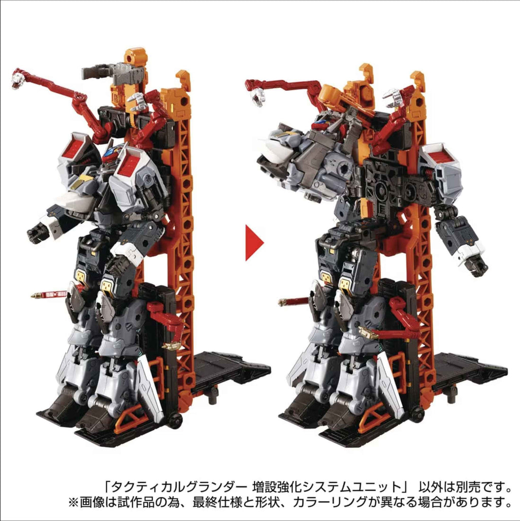 Takaratomy Diaclone Reboot TM-34 TACTICAL MOVER TACTICAL GRANDER REINFORCEMENT SYSTEM UNITS