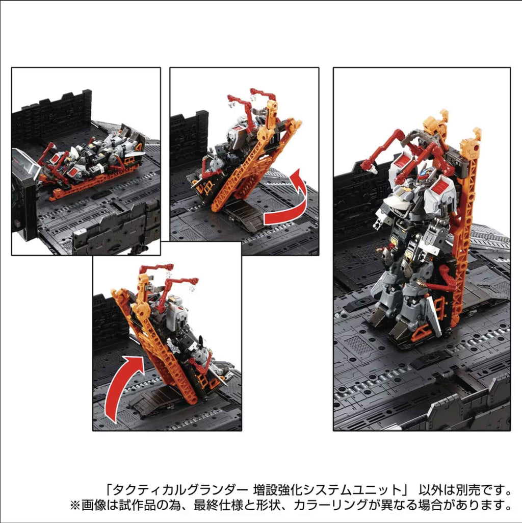 Takaratomy Diaclone Reboot TM-34 TACTICAL MOVER TACTICAL GRANDER REINFORCEMENT SYSTEM UNITS