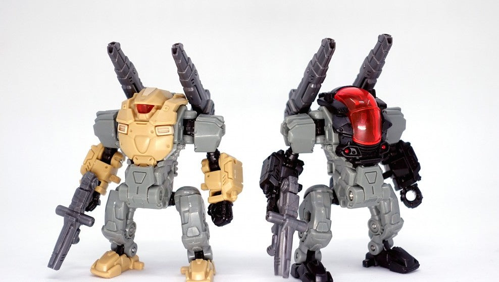 Takaratomy Diaclone Reboot: DA-00 Powered System Set A+C Type (Desert Combat Squad Version)