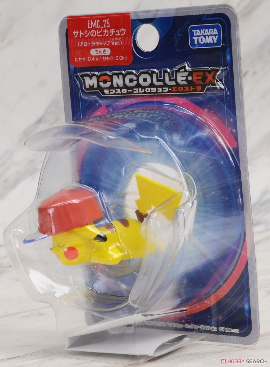 Takaratomy Pokemon Moncolle EMC_25 Pikachu Alola Cap Version