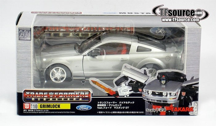 Takaratomy Transformers Binaltech BT-10 Grimlock feat. Ford Mustang GT