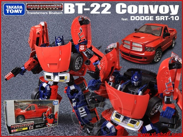 Takaratomy Transformers Binaltech BT-22 Convoy feat. Dodge Ram SRT-10