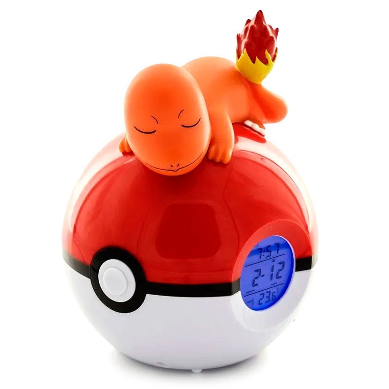 Teknofun Pokemon Charmander Light Up FM Alarm Clock