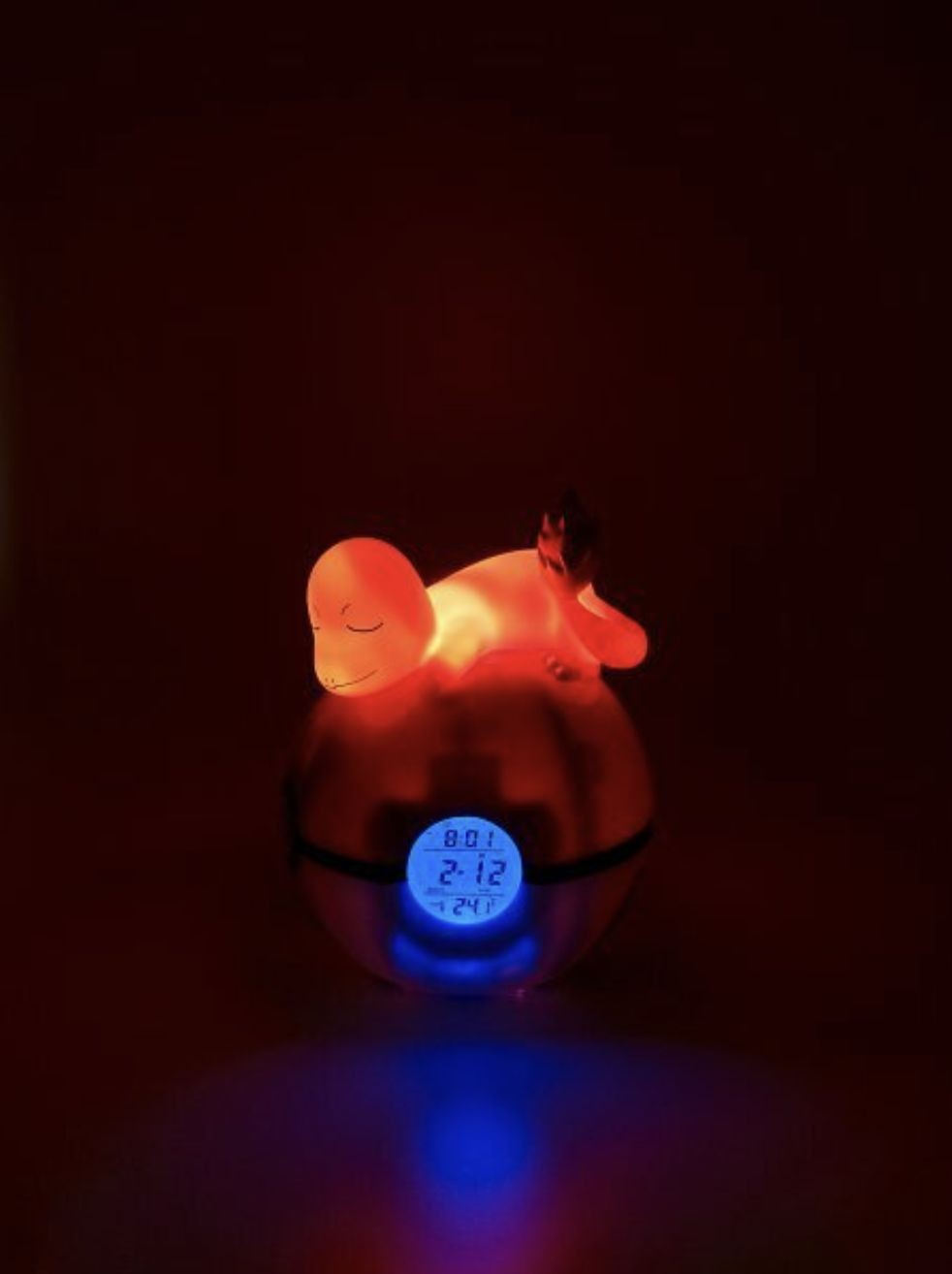 Teknofun Pokemon Charmander Light Up FM Alarm Clock