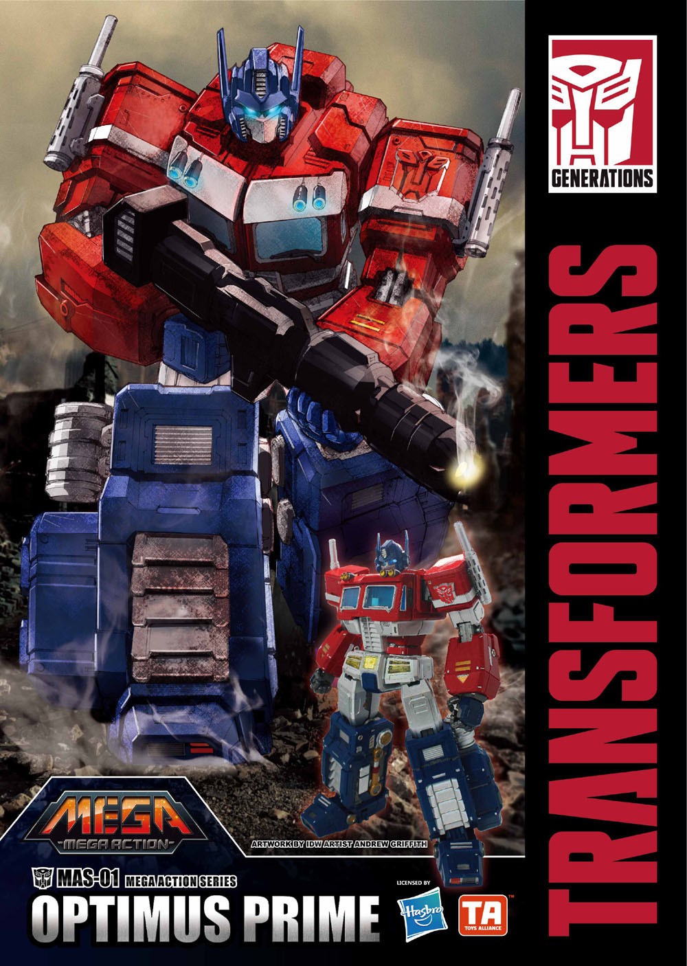 Toys Alliance Mega Action Series MAS-01 Transformers Optimus Prime 50 cm