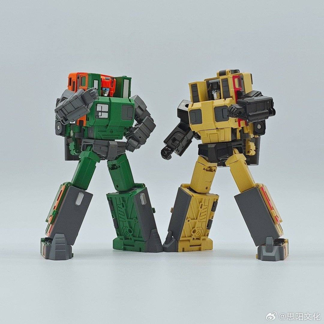 Transformers 3D Party Siyang Cultural SY-02 YC005 Seizan & YC006 Suiken Set of 2