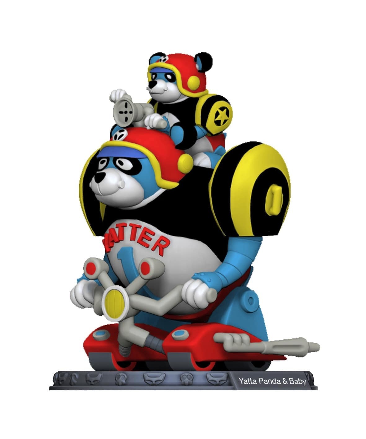 Yamato Yattaman Cult Collection 07 Yatta Panda e Baby