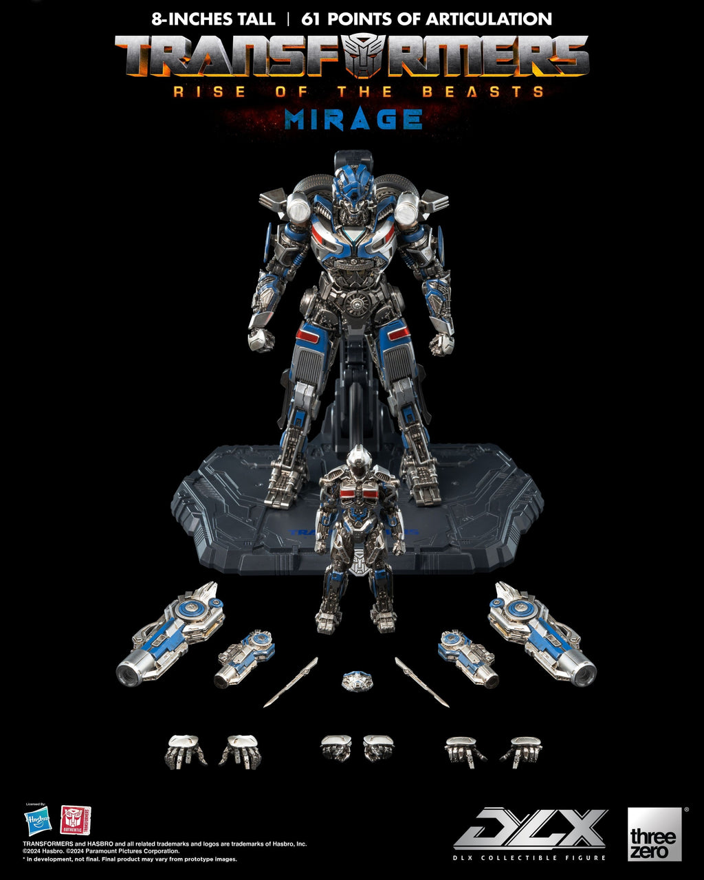 Threezero Transformers: Rise of the Beasts - DLX Mirage In Stock