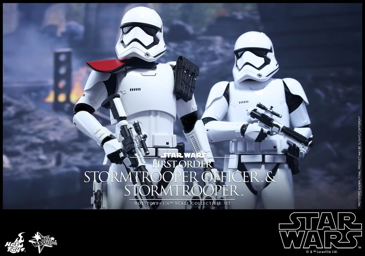 HOT TOYS MOVIE MASTERPIECE MMS335 STAR WARS STORMTROOPER OFFICER & STORMTROOPER