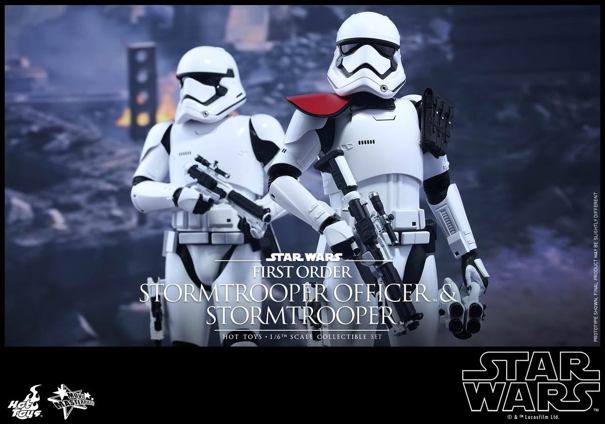 HOT TOYS MOVIE MASTERPIECE MMS335 STAR WARS STORMTROOPER OFFICER & STORMTROOPER