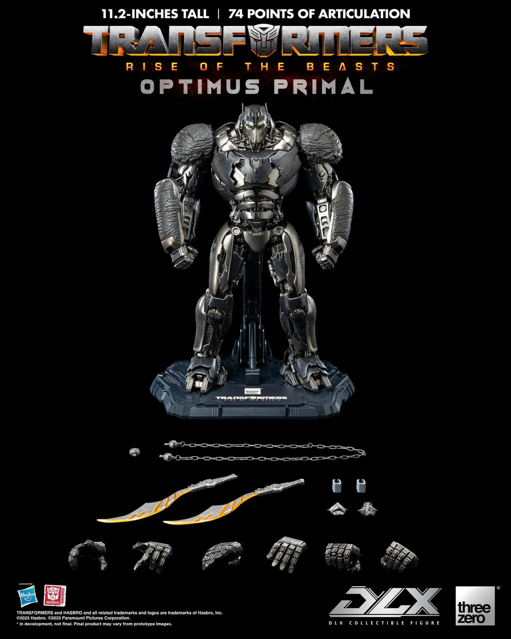 Threezero Transformers: Rise of the Beasts - DLX Optimus Primal