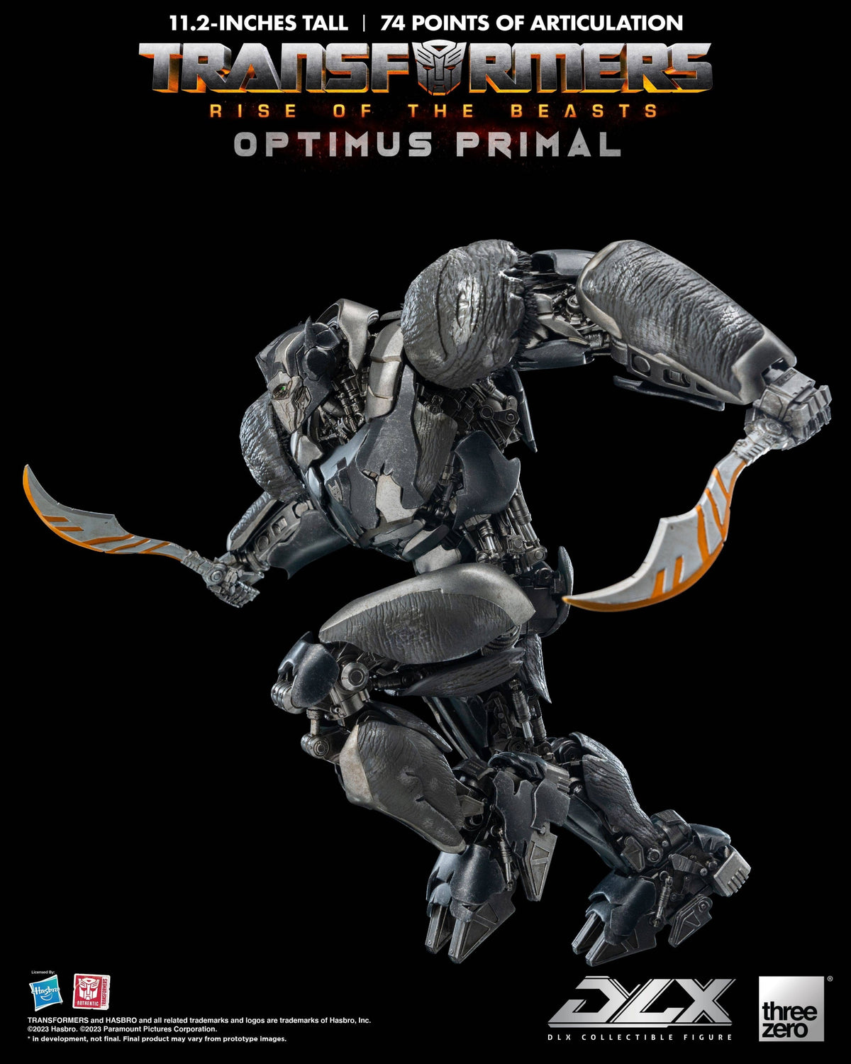 Threezero Transformers: Rise of the Beasts - DLX Optimus Primal