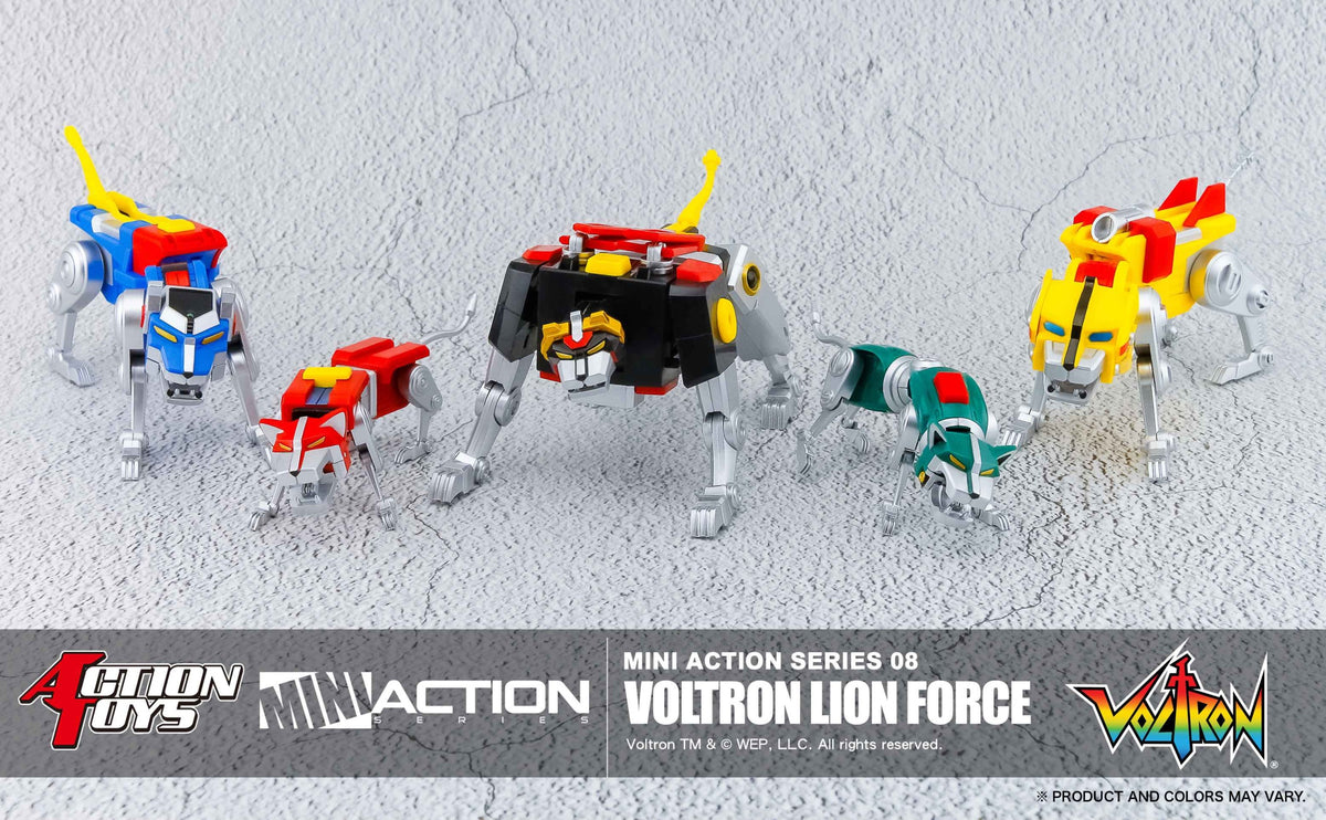 Action Toys Mini Action Series: Lion Force Voltron