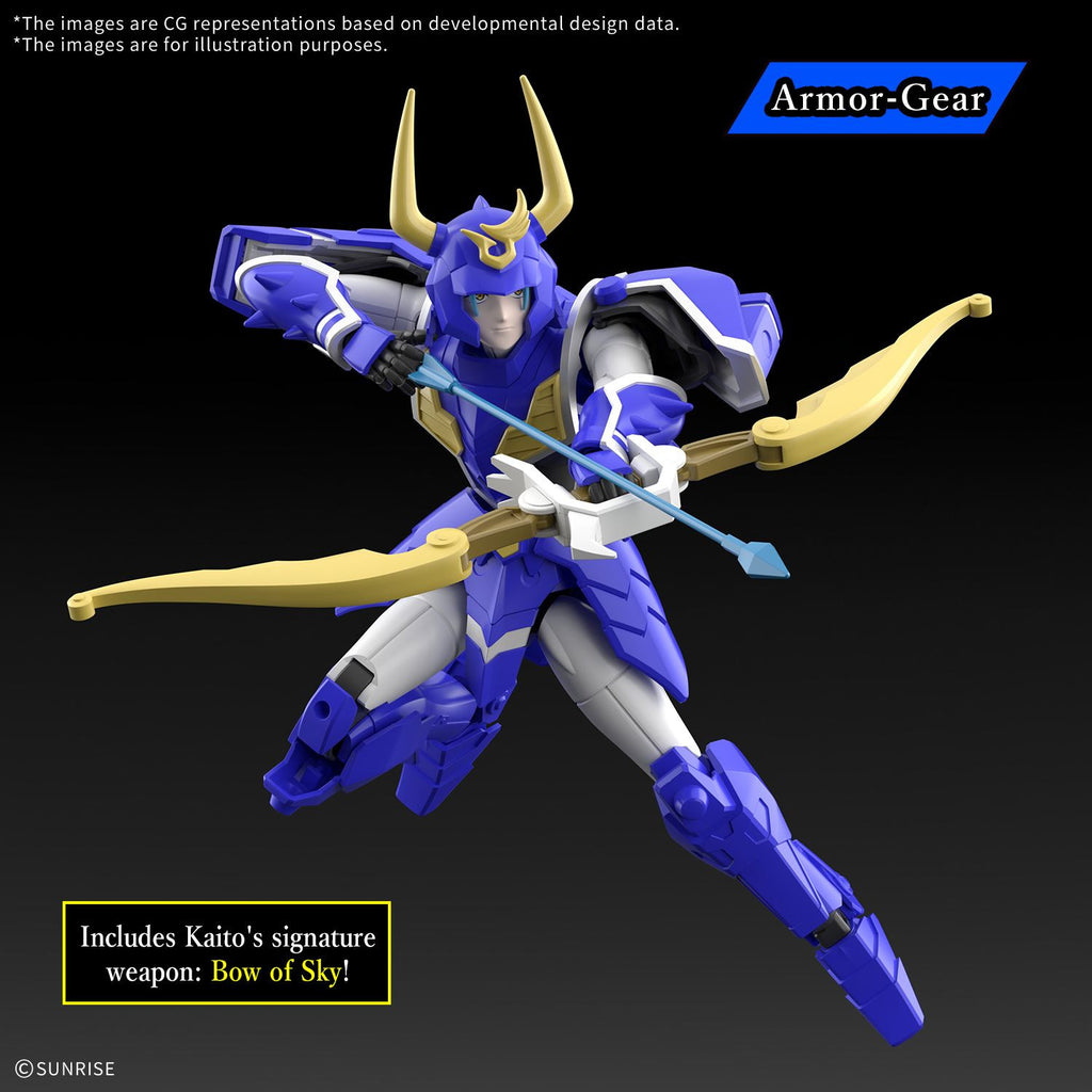 Bandai Plamo 30mf Yoroi-shinden Samurai Troopers Kaito Of The Sky