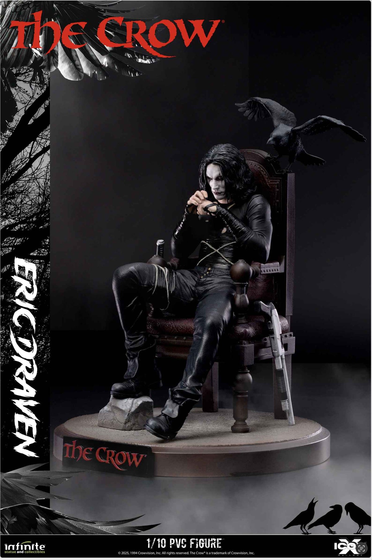 Infinite Statue The Crow Eric Draven Icon X 1/10 Pvc Figure