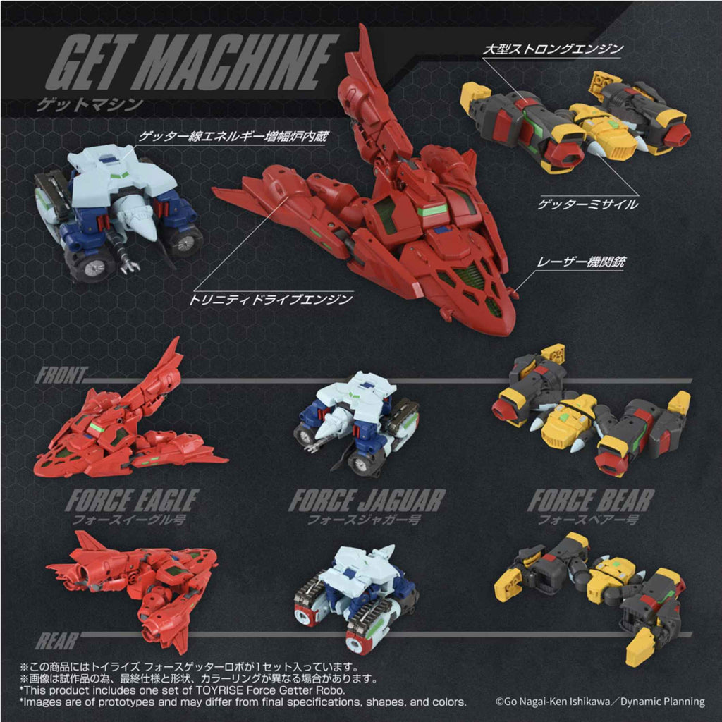 Takaratomy TOYRISE Force Getter Robo