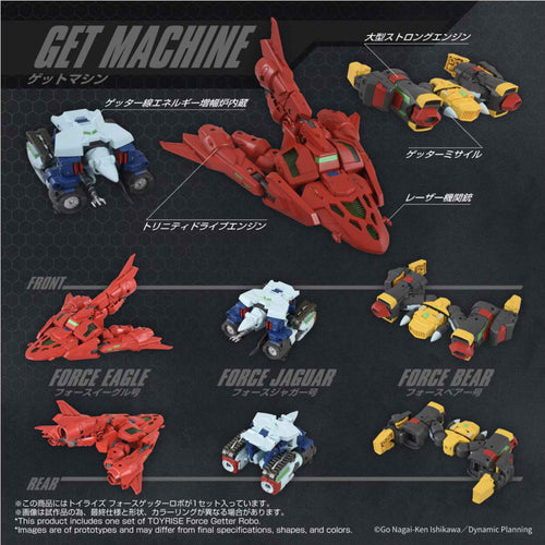 Takaratomy TOYRISE Force Getter Robo