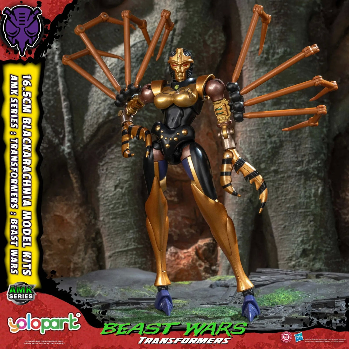 Yolopark Transformers Beast Wars Amk Blackarachnia Mk