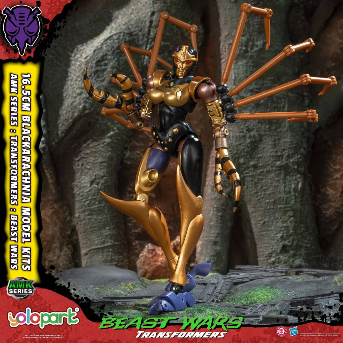 Yolopark Transformers Beast Wars Amk Blackarachnia Mk