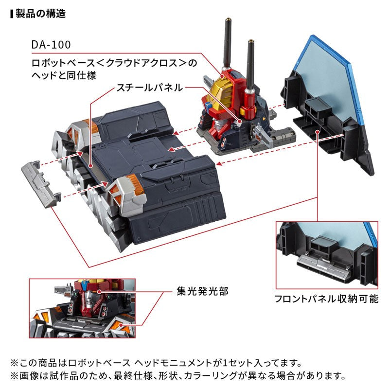 Takaratomy Diaclone Reboot DA-116 ROBOT BASE HEAD MONUMENT