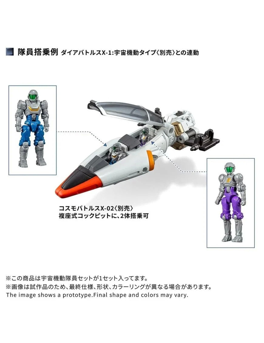 Takaratomy Diaclone Reboot DA-125 COSMO MANEUVER DIA-NAUTS SET