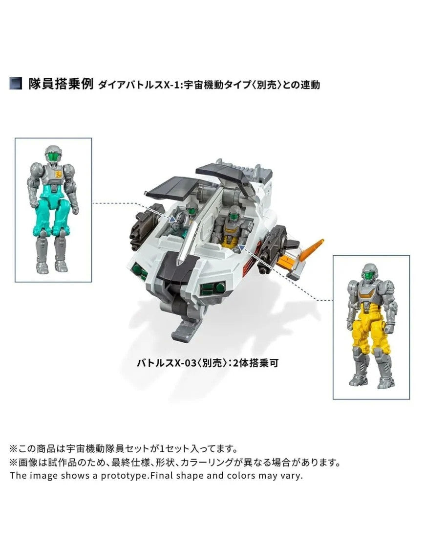 Takaratomy Diaclone Reboot DA-125 COSMO MANEUVER DIA-NAUTS SET