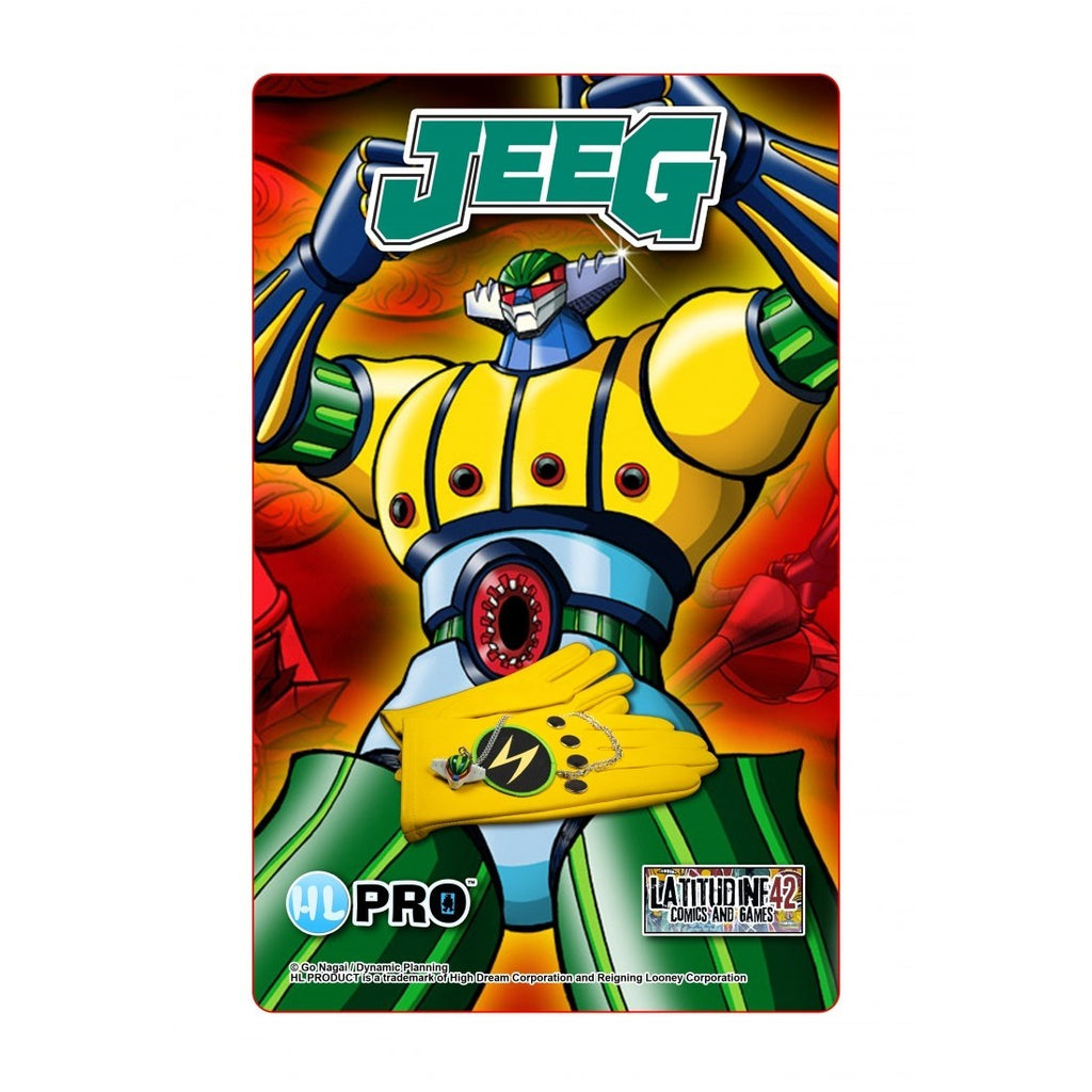 HL PRO KOTETSU JEEG ROBOT METAL BOX SET GUANTI/COLLANA GLOVES/NECKLACE L