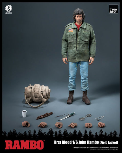 Threezero Rambo: First Blood - 1/6 John Rambo(Field Jacket)